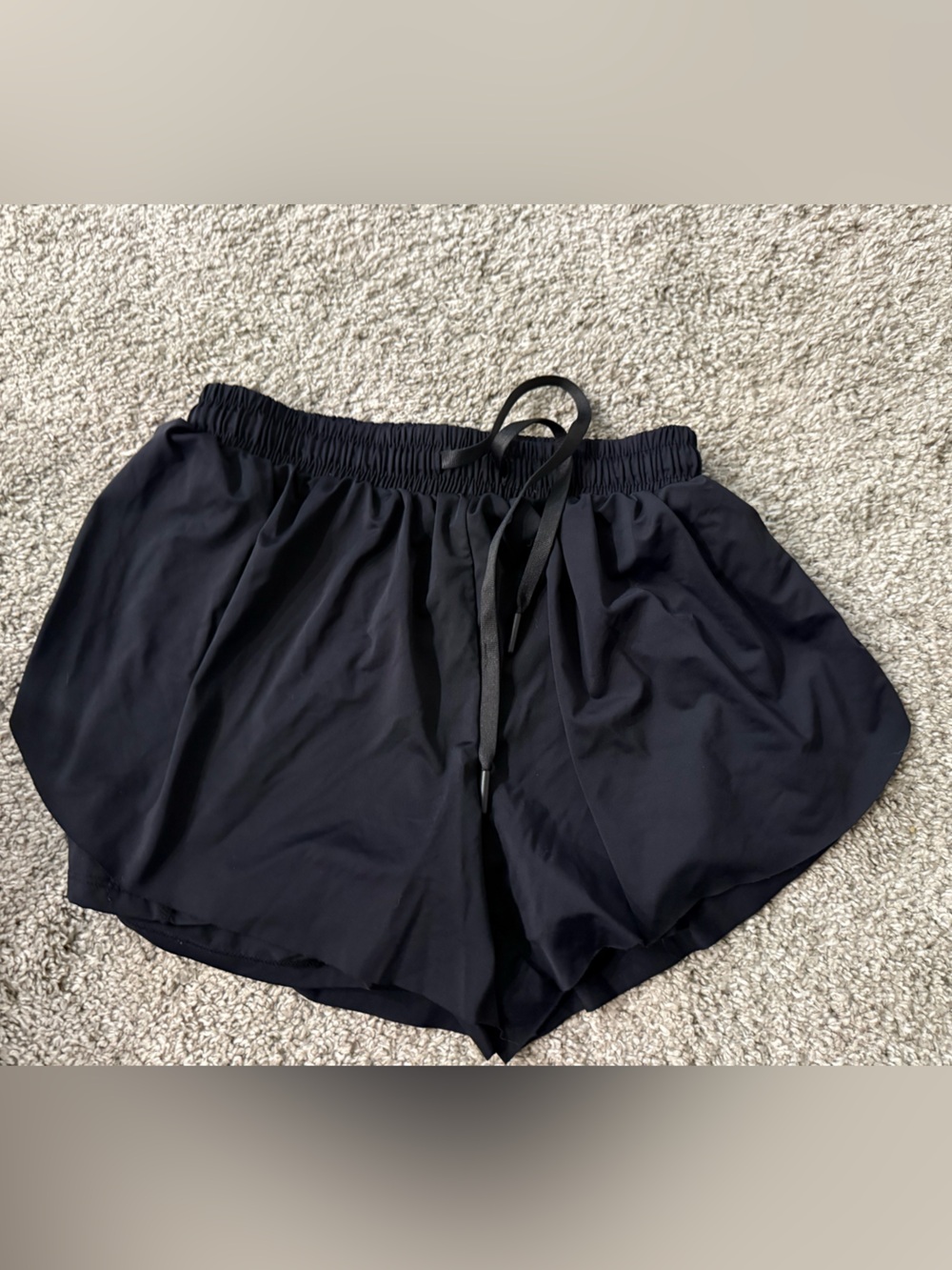 Bundle 3 for $10 Black Elastic Waist Shorts - Black